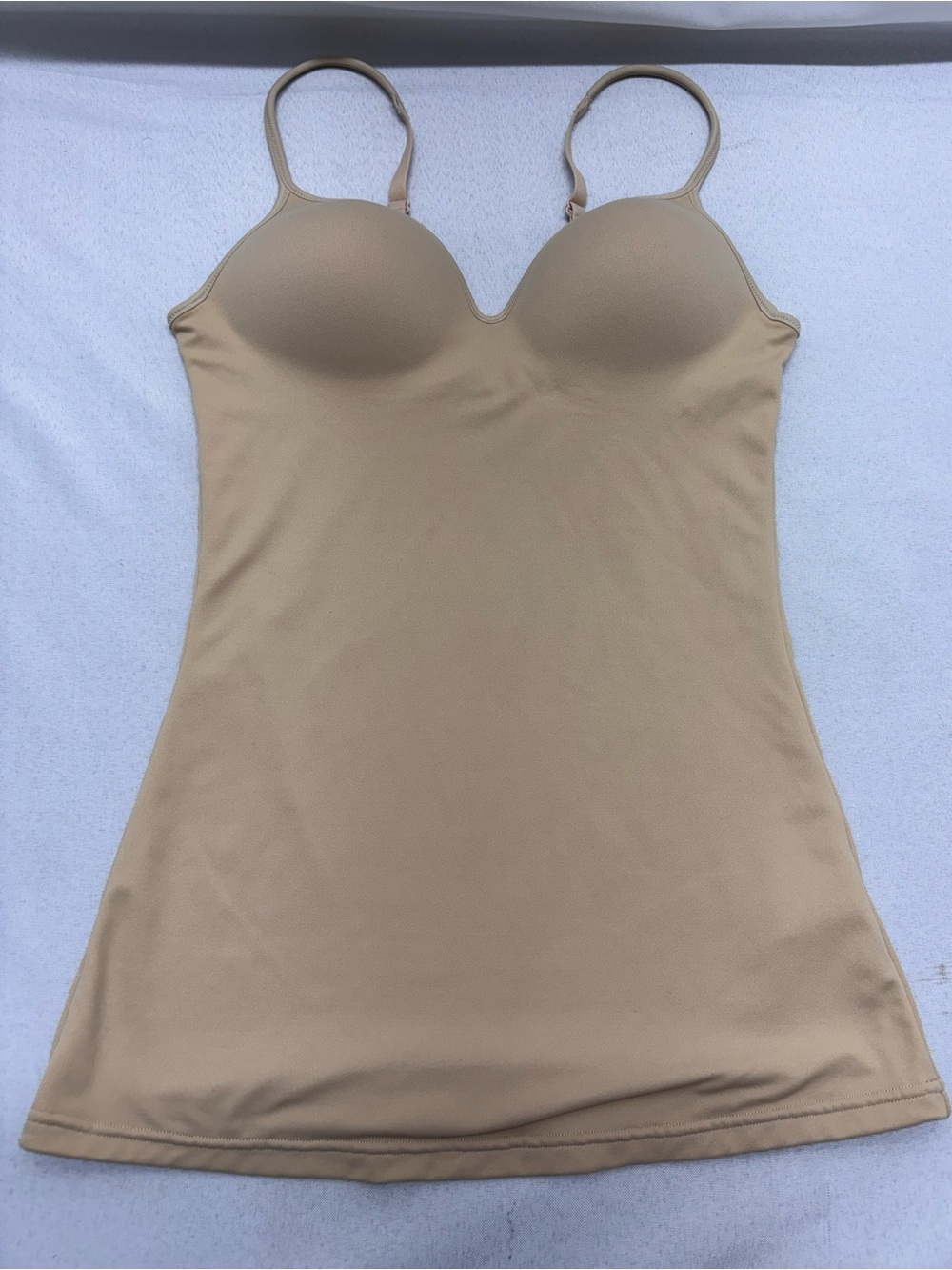 Maidenform Wirefree Nude Cami Shapewear w/ Foam Cups Excellent Condition Size S
